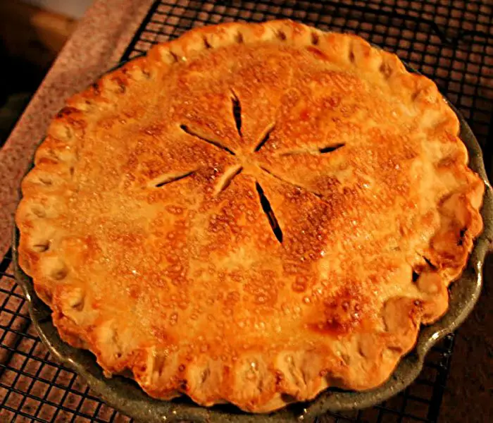 Apple Pie Made with White Whole Wheat Flour Crust