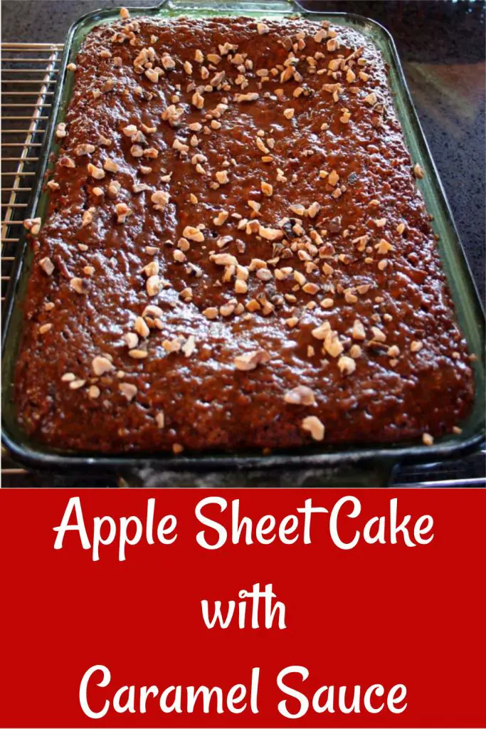 apple sheet cake