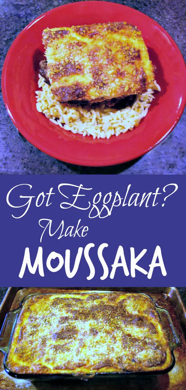 A classic Greek dish, moussaka is a delicious eggplant recipe