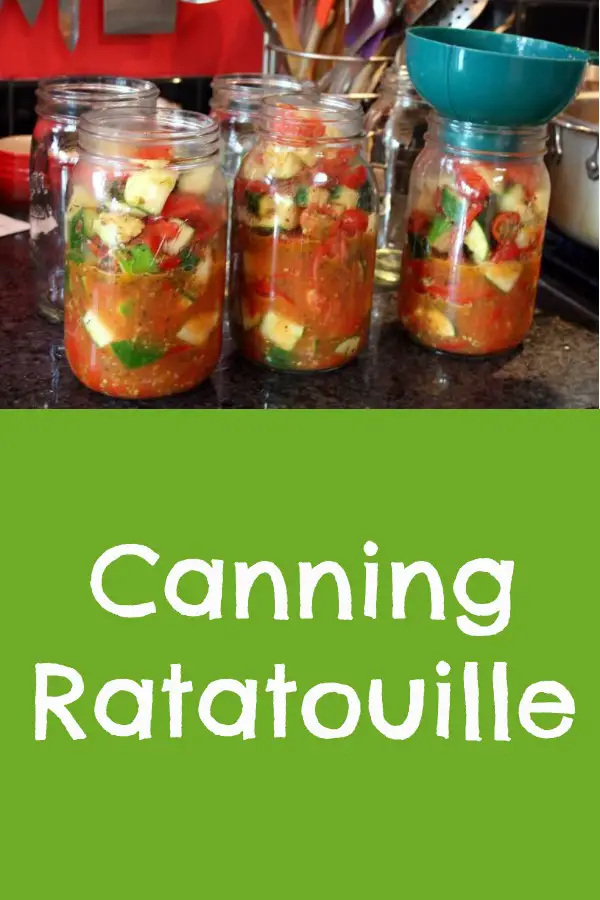 canning ratatouille, canning recipe