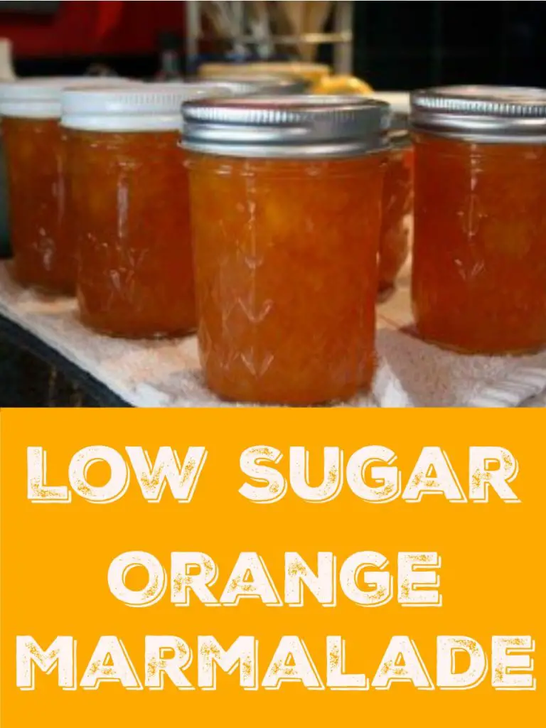 low sugar orange marmalade