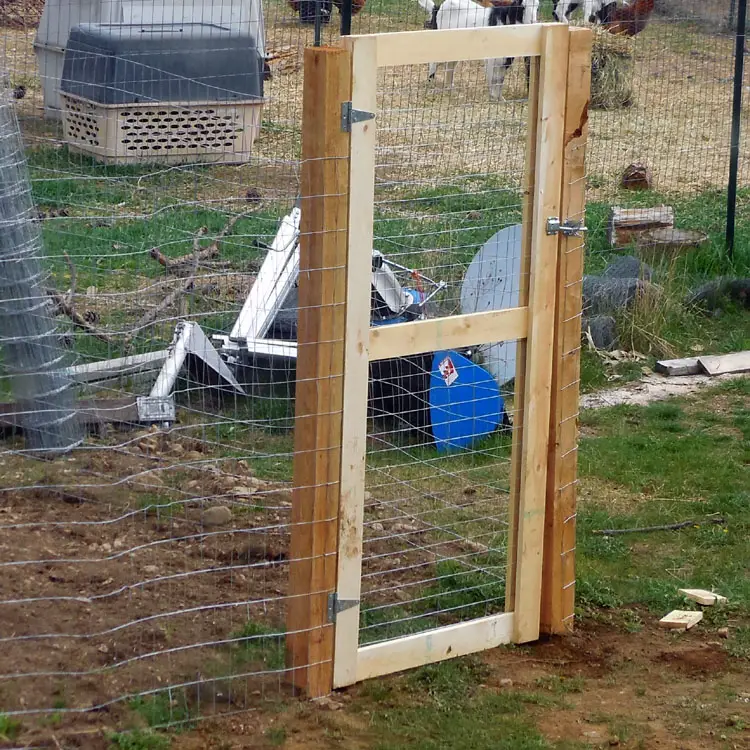 Putting Up Fence And Building A Gate, How To Make A Garden Fence Gate