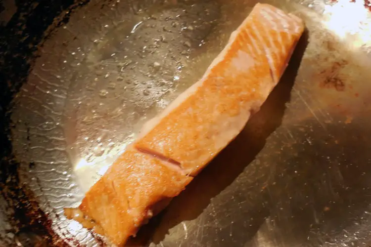 cook the salmon