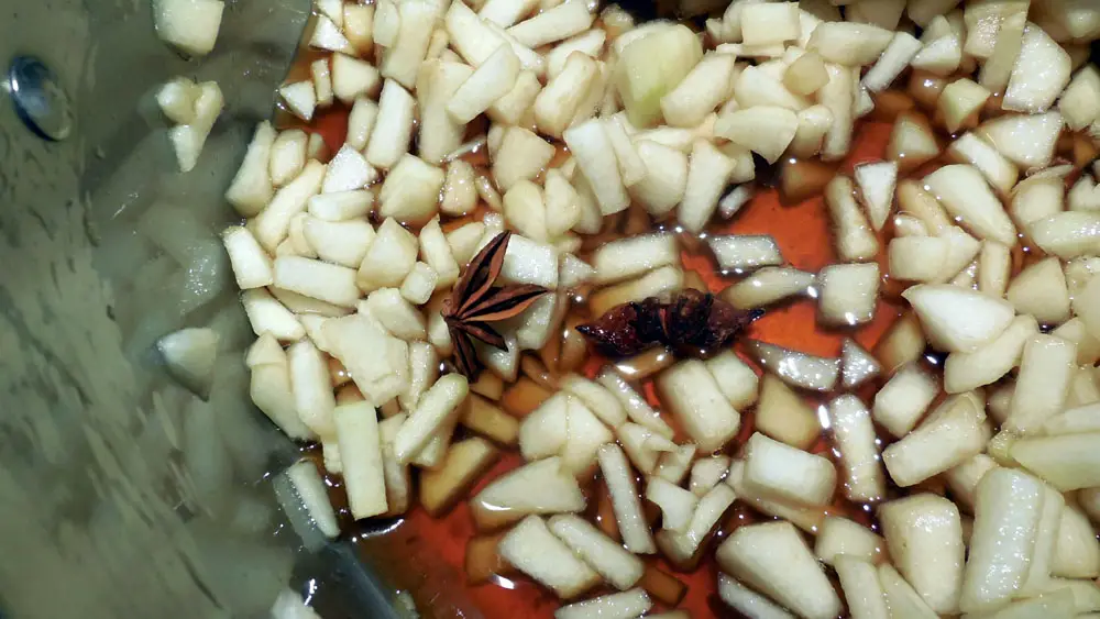 add cinnamon and star anise