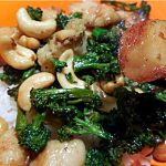 chicken and broccoli with cashews