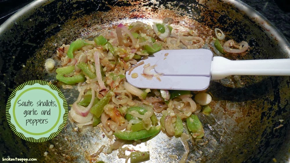 sauteed shallots, peppers and garlic, #spon, #shop, #cbias