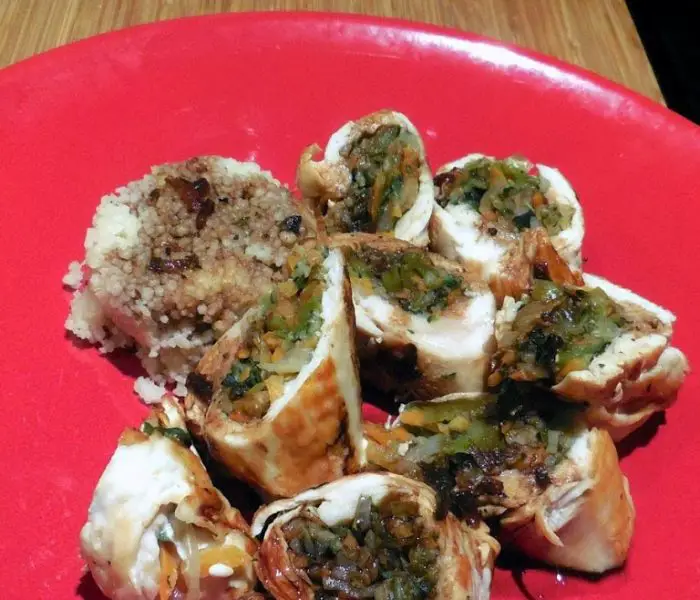 Vegetable Stuffed Chicken Rolls – Recipe