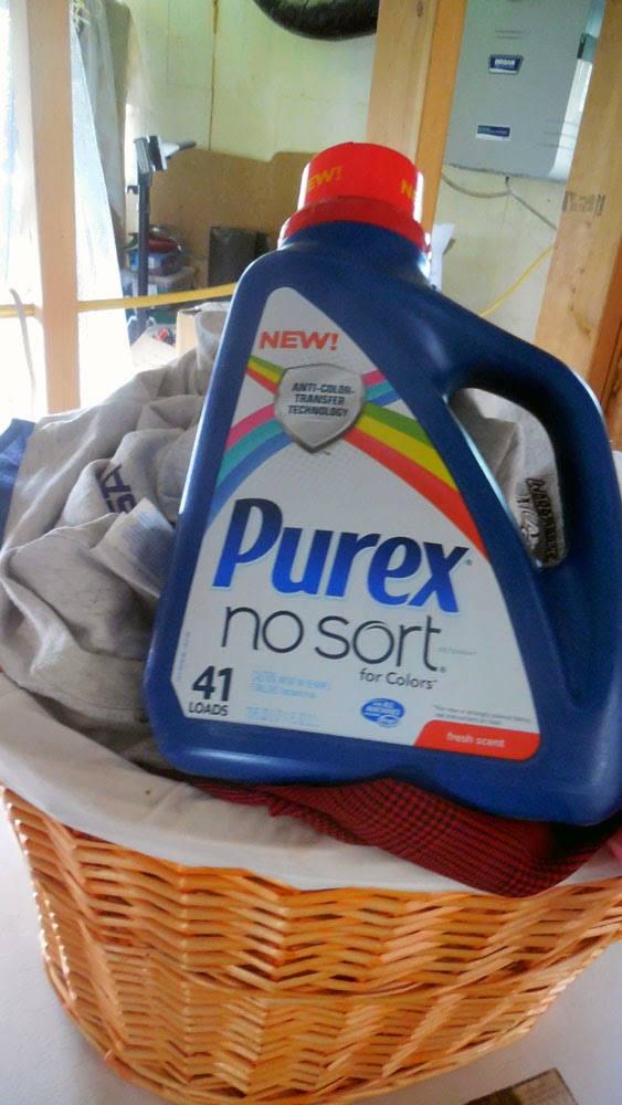 Purex® No Sort™ in clothes basket, #LaundrySimplified, #shop, #CollectiveBias