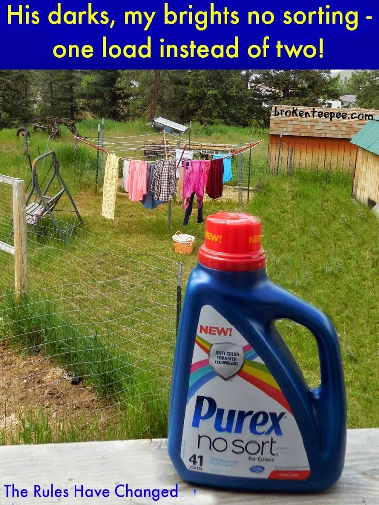 Purex® No Sort™ with clothesline, #LaundrySimplified, #shop, #CollectiveBias