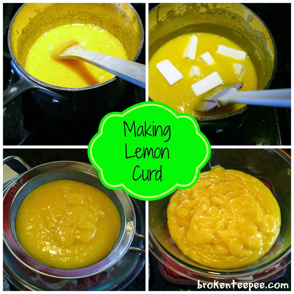 steps for making lemon curd