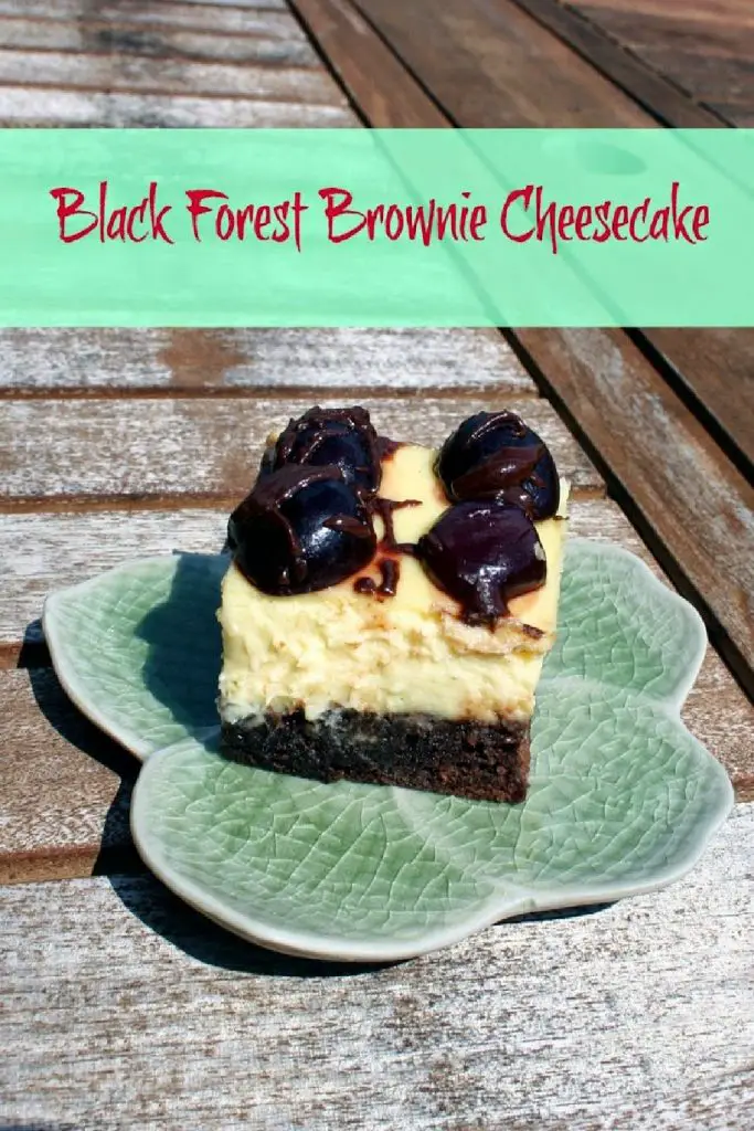black forest brownie cheesecake