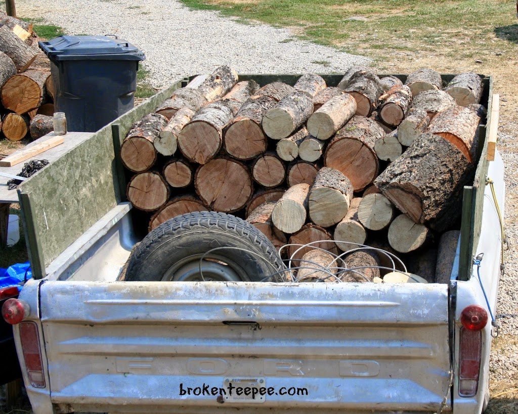 cut wood in trailer, #MyGoodLife, #shop, #cbias