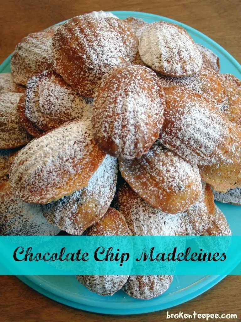 chocolate chip madeleines