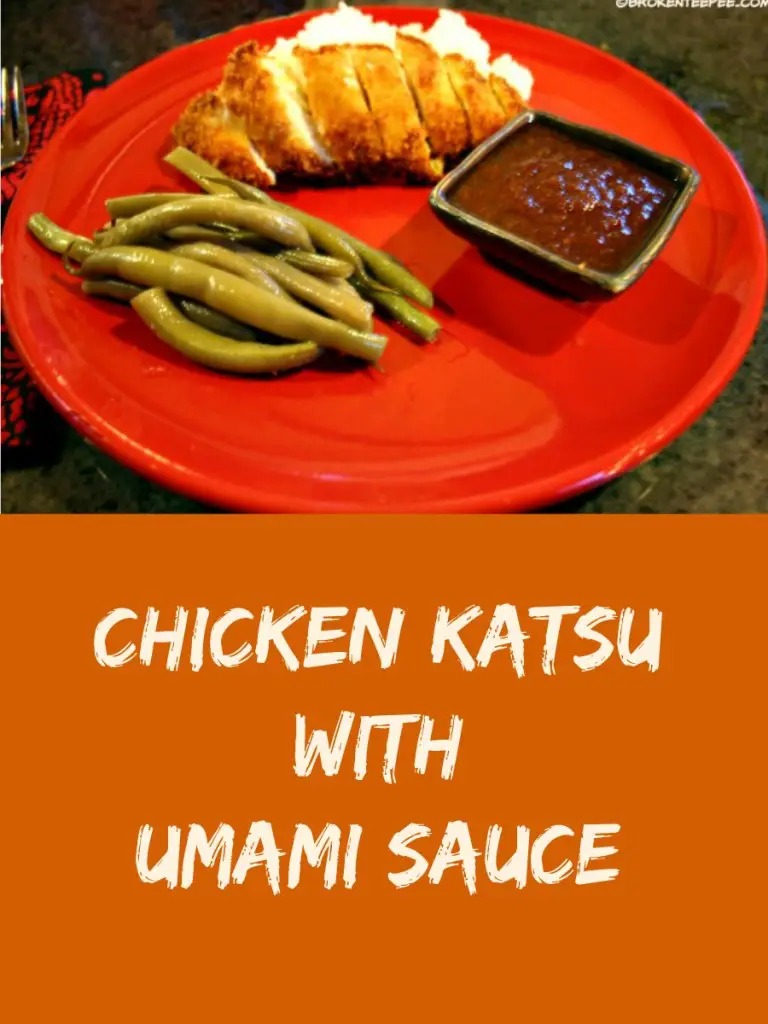Chicken Katsu with Umami Sauce