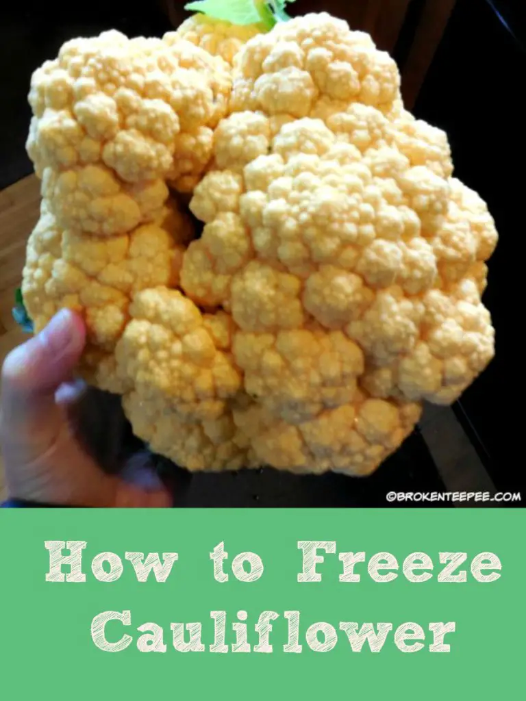 How to Freeze Cauliflower