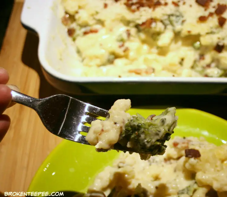 bacon broccoli mac and cheese, leftovers recipe