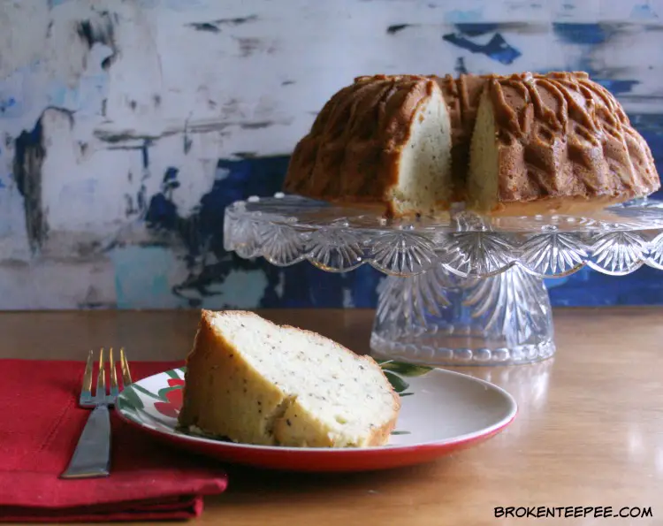 Earl Grey Tea Bundt Cake, bundt cake recipe