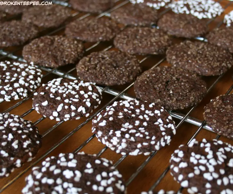 Classic Chocolate Cookies, baking for the firemen