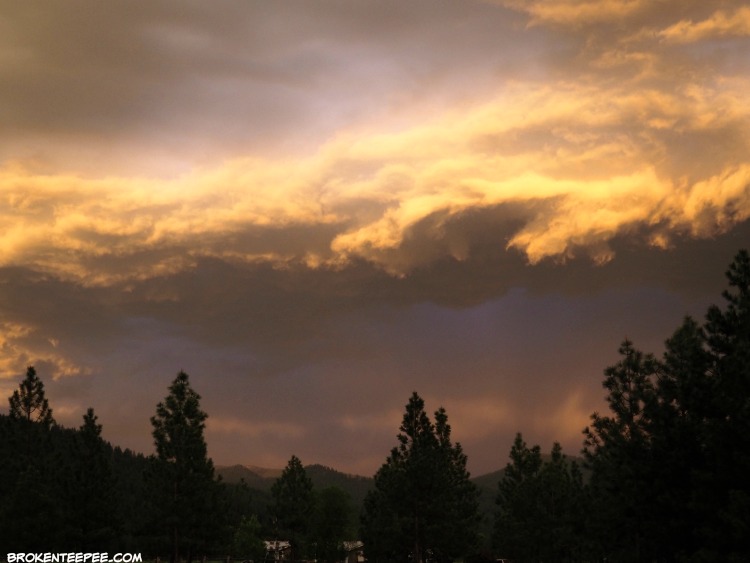 Friday's Hunt, photos from Montana, photohunt, the Happy Goats, starts with S, storm clouds