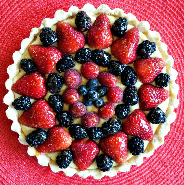 Summer Berry Tart, fruit tart recipe
