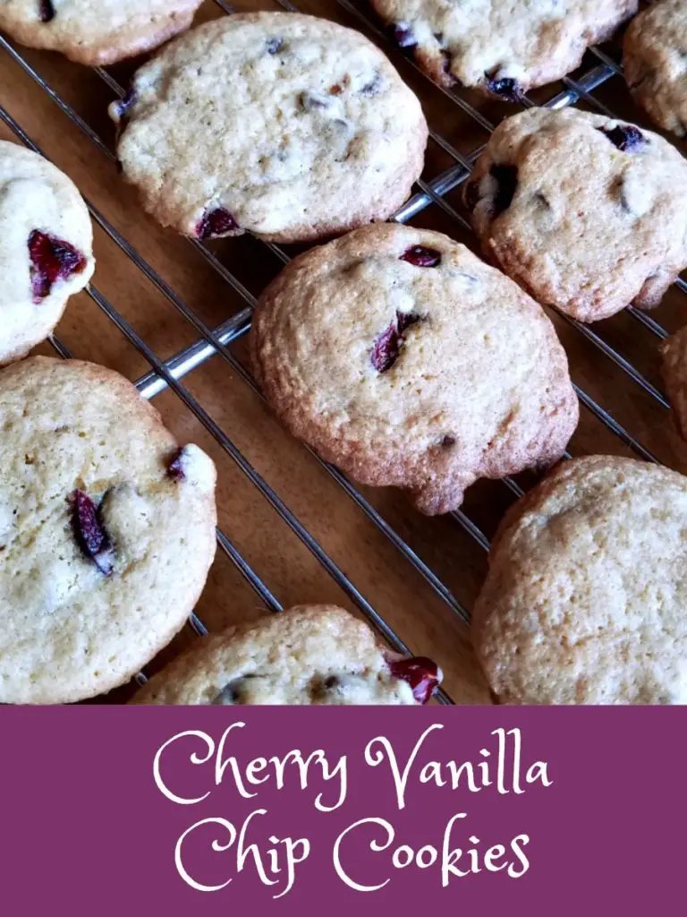 Cherry Vanilla Chip Cookies, cherry recipe