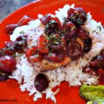 leftovers recipe, Brandied Cherries on Pork Loin