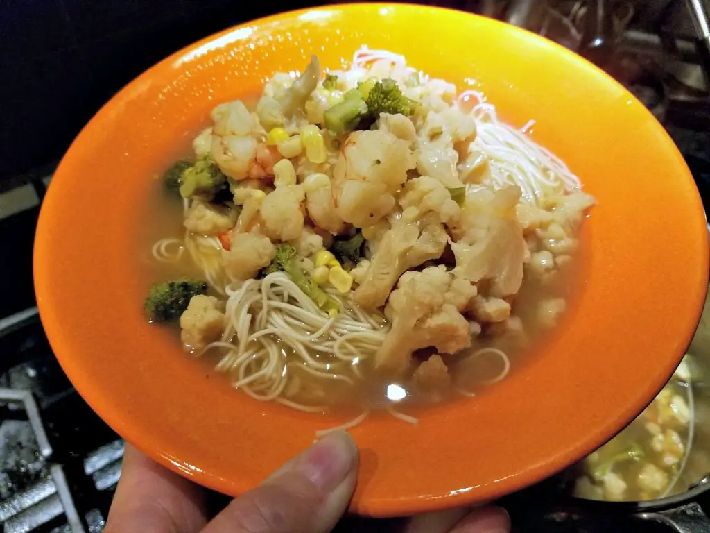 shrimp and vegetable soup, winter comfort food recipe