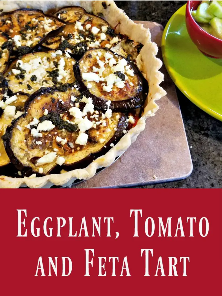 Eggplant, Tomato and Feta Tart