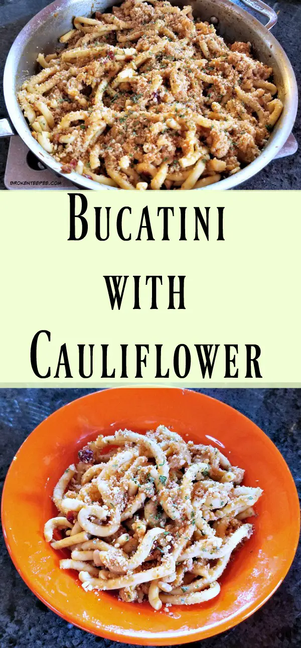 Bucatini with Cauliflower, Cooking with Nonna, QuartoCooks, AD