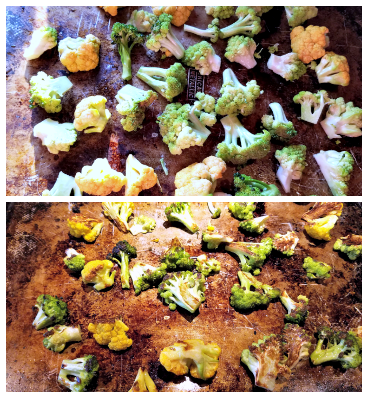 oven roasted vegetables with roasted garlic aioli, roasted romanesco, easy dinner, vegetarian dinner