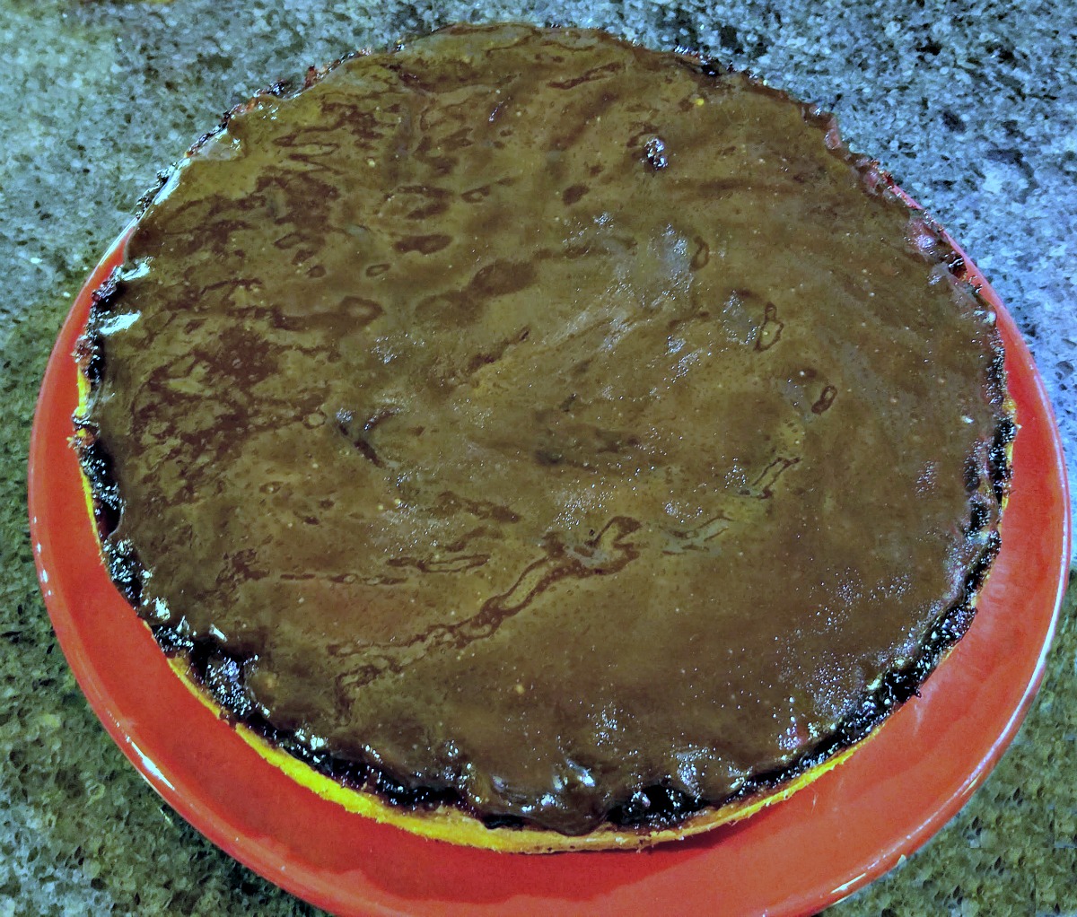Upside Down Polenta Cake with Balsamic Caramel, recipe, Poh Bakes 100 Greats, upside down cake