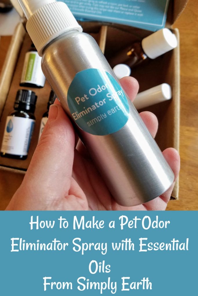Pet Odor Eliminator Spray in bottle, AD