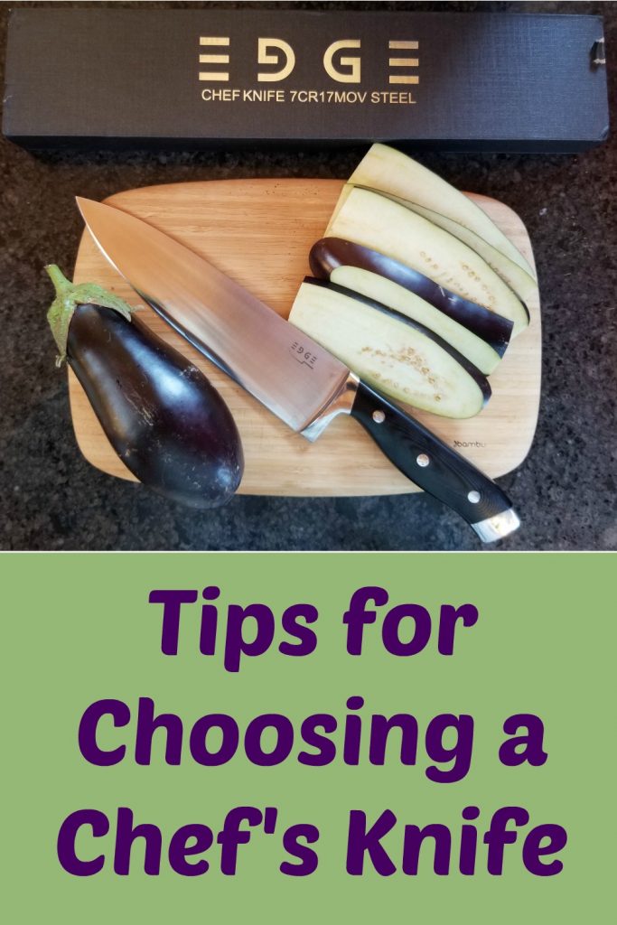 tips for choosing a chef's knife
