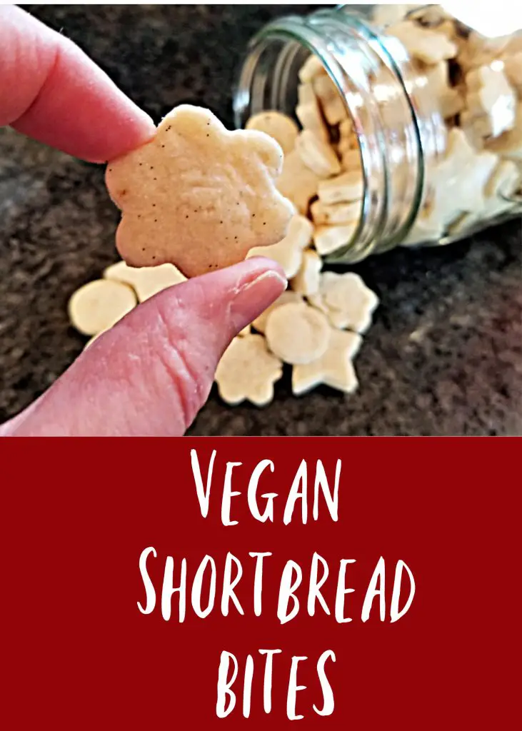 vegan shortbread bites