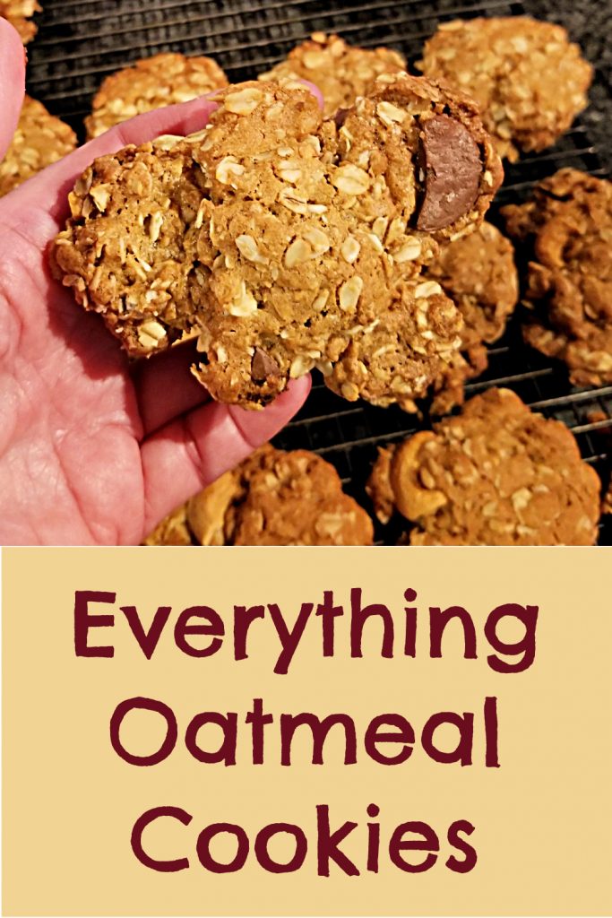 everything oatmeal cookies
