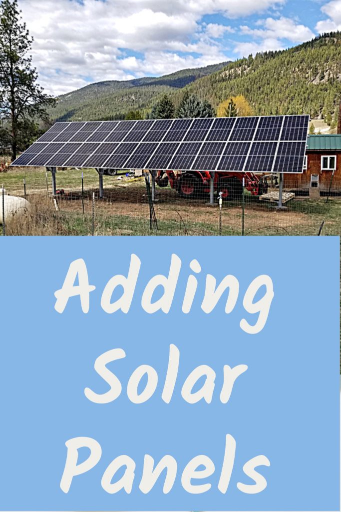 adding solar panels