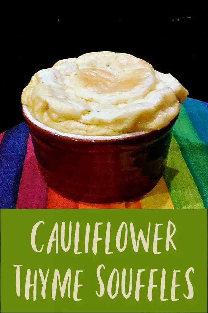 cauliflower thyme souffles