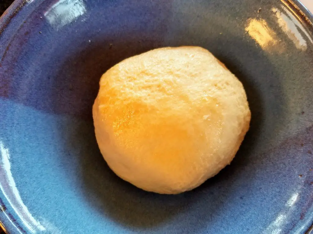 add dough to bowl to rise