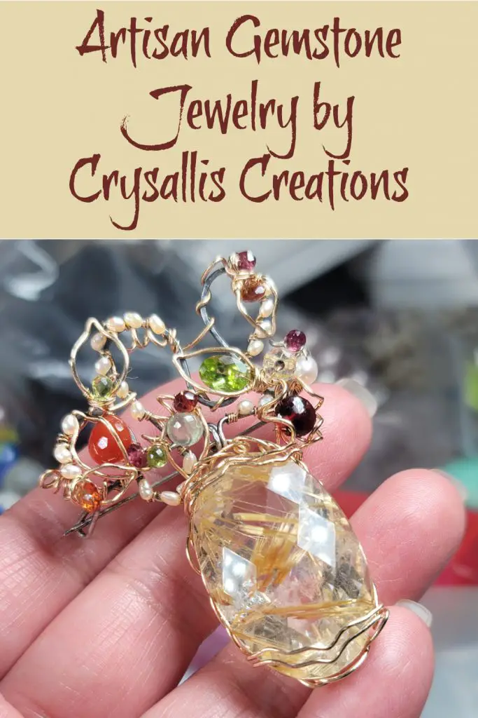 artisan gemstone jewelry from crysallis creations