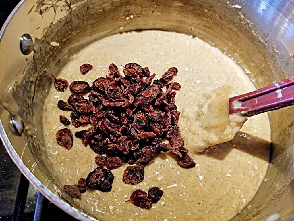 add cried cranberries to the Mexican rice pudding