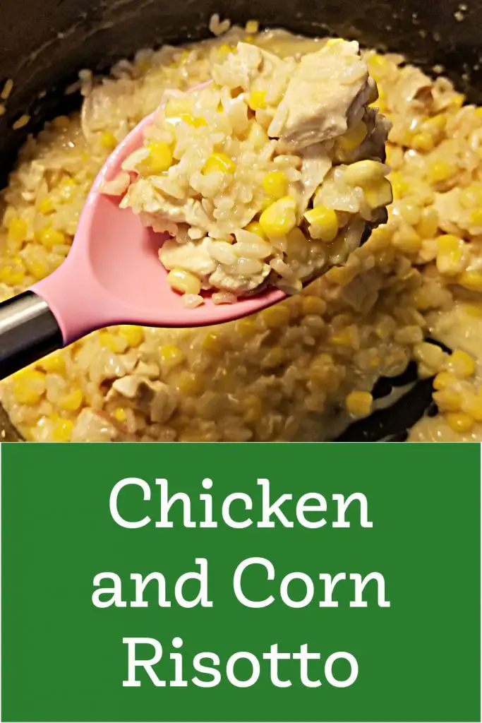 chicken and corn risotto
