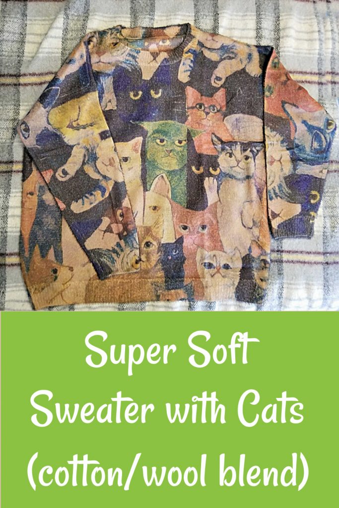 super soft cat sweater