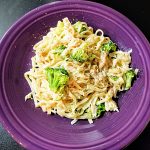 linguine with crab and broccoli
