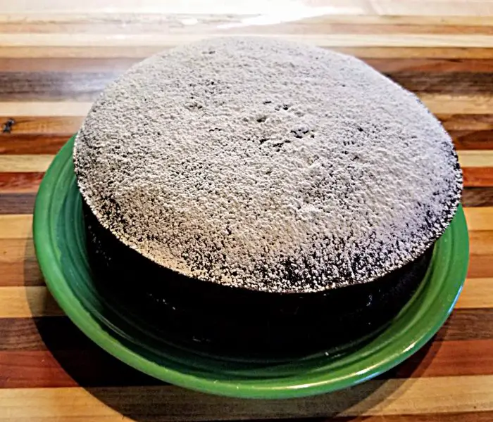Vegan Chocolate Cake with Jam Filling