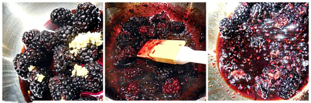 make blackberry sauce