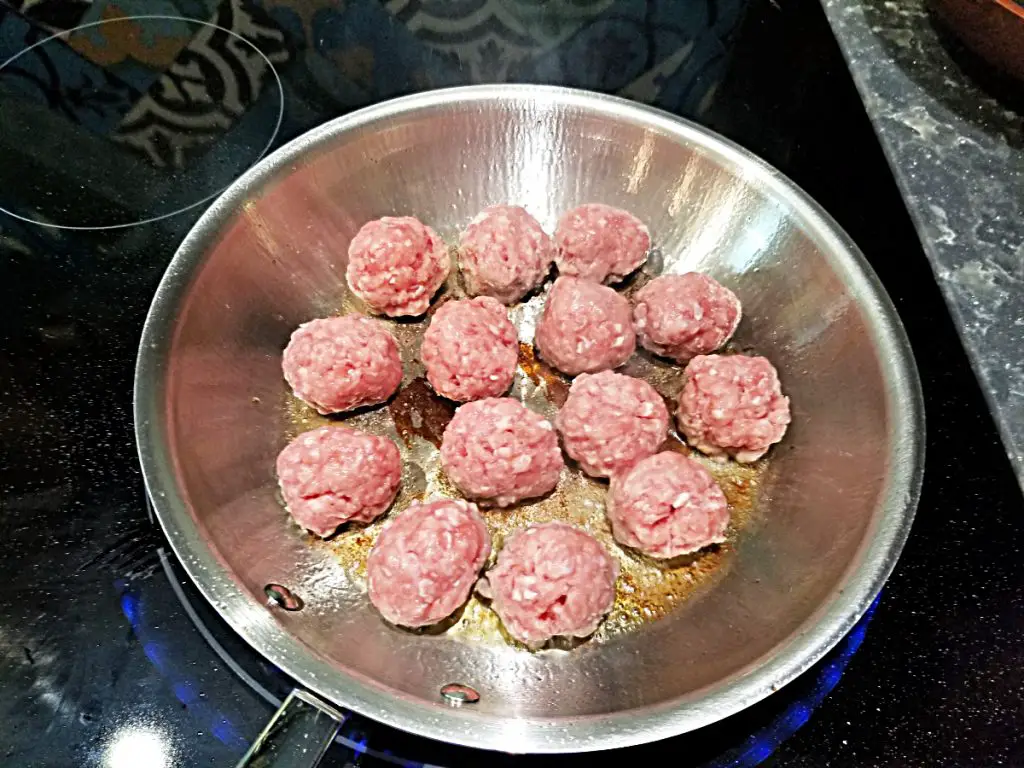 cook veal meatballs